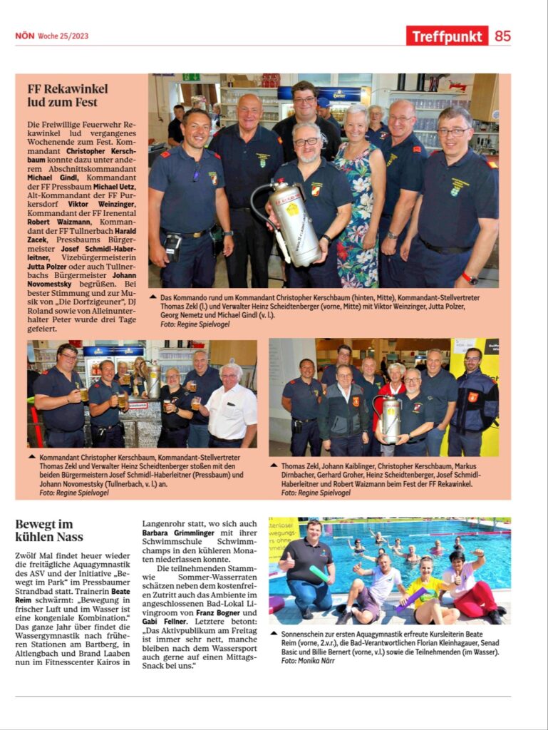 Zeitung Schwimmen 23